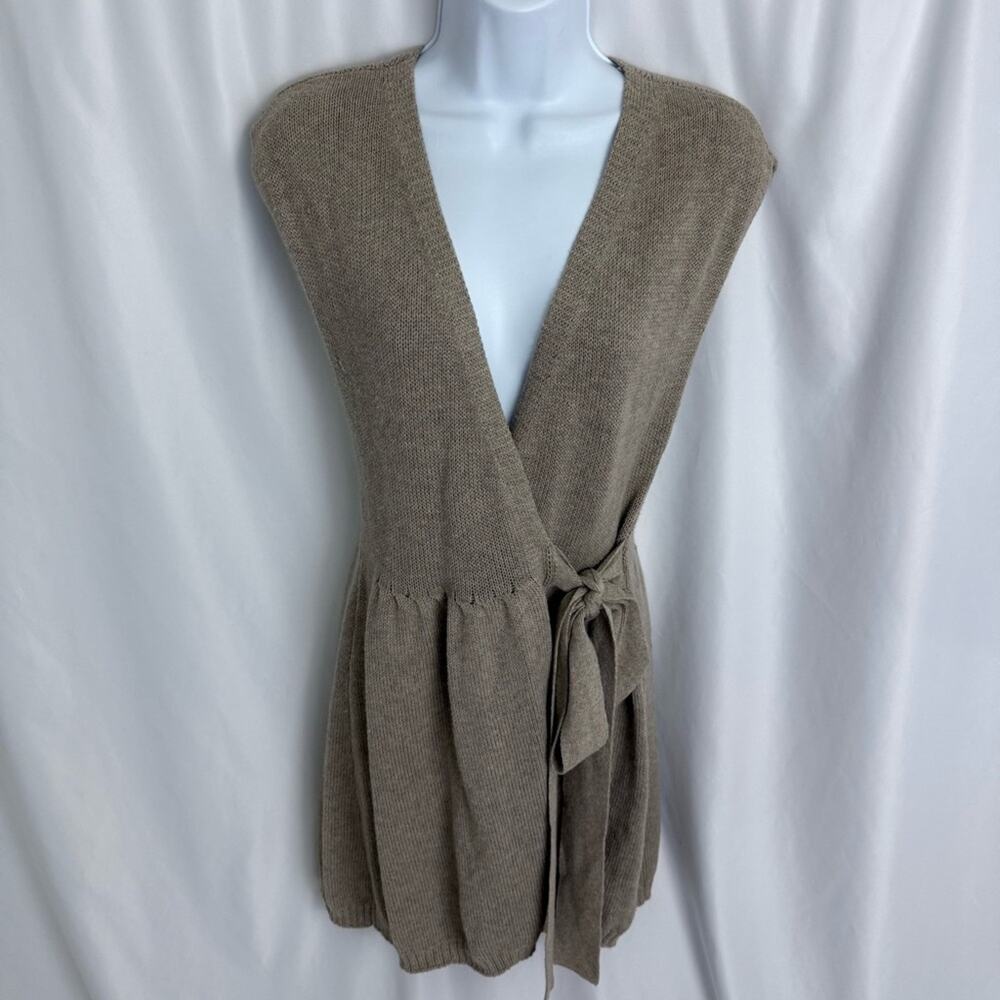 Anthropologie Sparrow Knit Sweater Wrap Dress Size X-Small